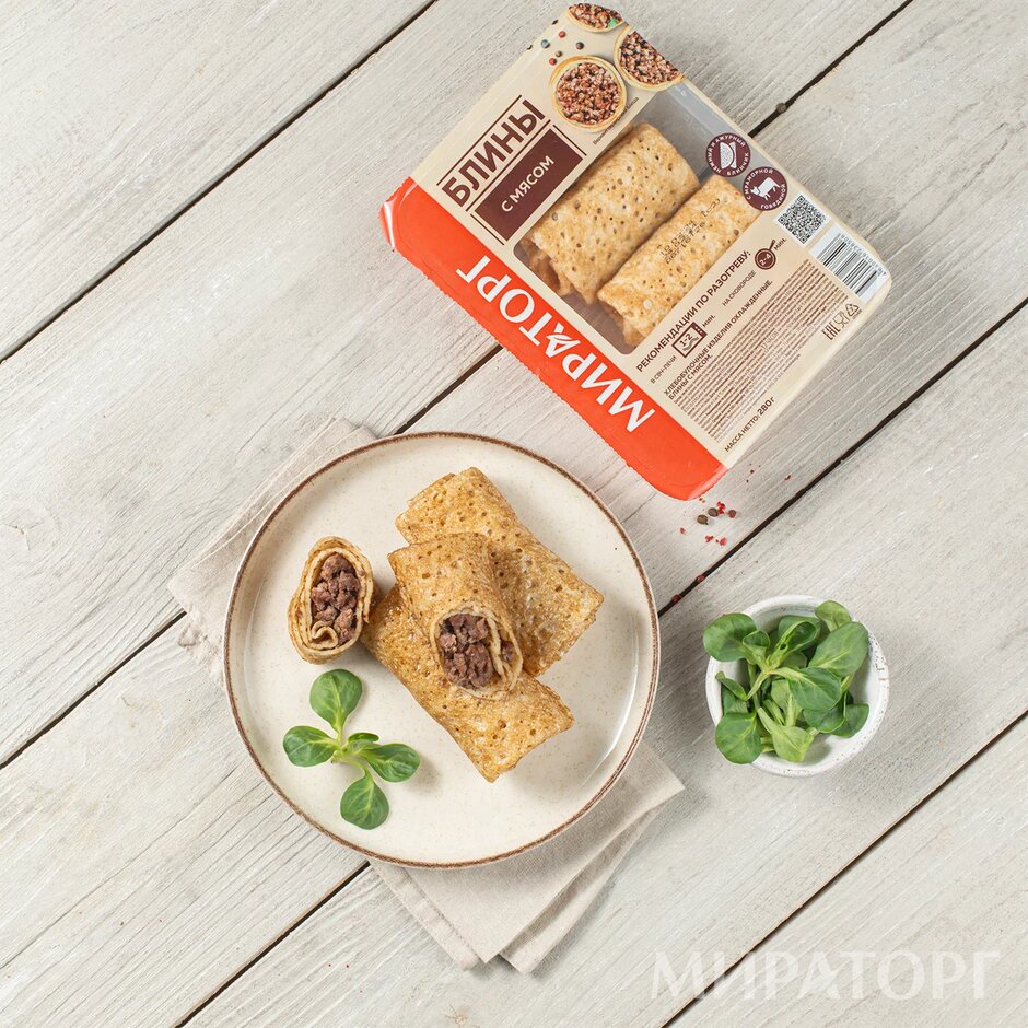 

Блины с мясом Мираторг, 280 г