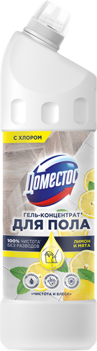 

Средство чистящее Domestos Чистота и Блеск для мытья пола и других поверхностей Лимон и мята 1 л