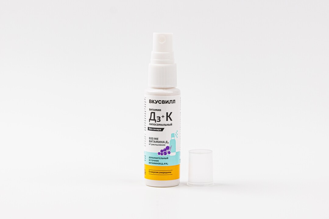 

Спрей обогащенный витаминами D3 +К, 30 мл