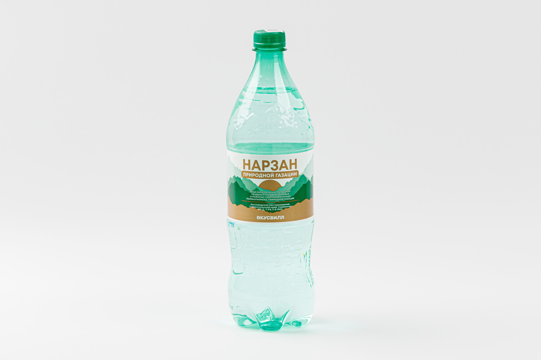 

Вода минеральная ВкусВилл Нарзан природной газации 1000 мл