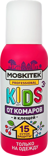 

Аэрозоль Moskitek от комаров и клещей 3+