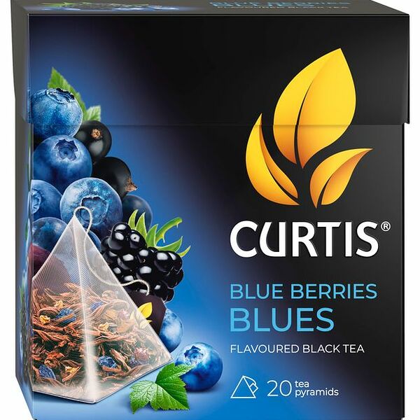 Чай чёрный Curtis Blue Berries Blues в пирамидках 20 шт. х 1.8 г