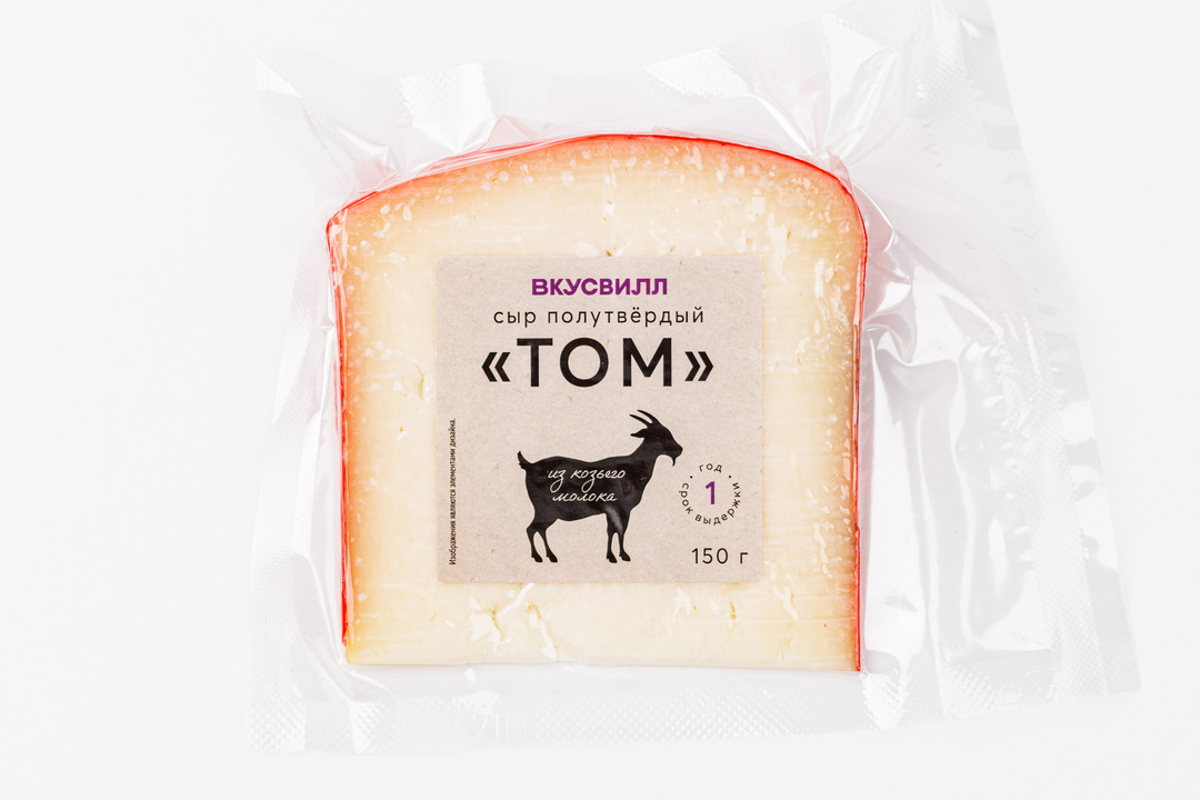 

Сыр полутвердый Том из козьего молока 45 % 150 г