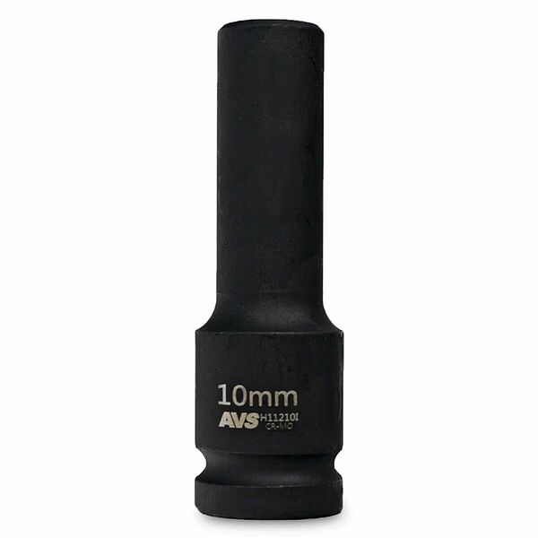 Головка торцевая ударная глубокая 6-гранная 1/2 DR (10 мм) AVS H11210I