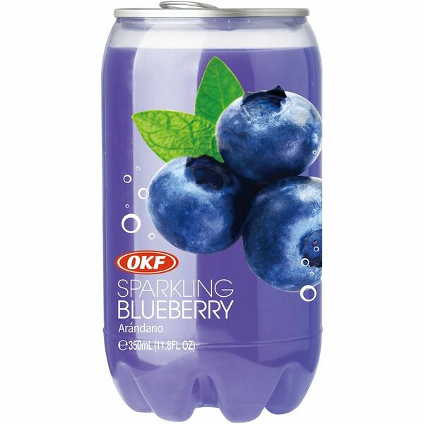 Напиток газированный OKF со вкусом черники безалкогольный 350 мл