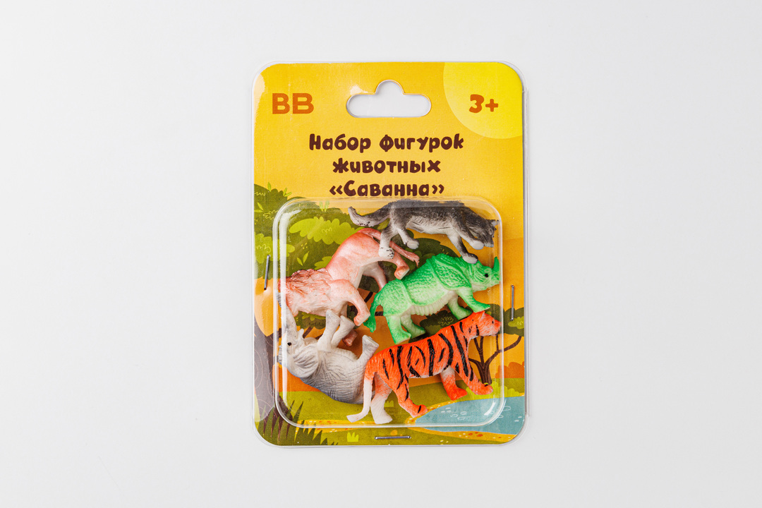 

Набор фигурок животных ВкусВилл "Саванна"