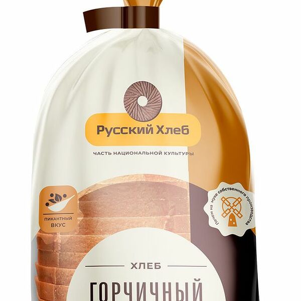Хлеб Русский хлеб Горчичный подовый нарезка