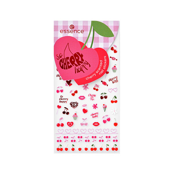 Стикеры для ногтей Essence So Cherry Happy самоклеящиеся тон 01 With extra cherries, please!