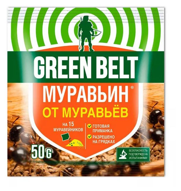 

Средство от муравьев Green Belt Муравьин 50 г