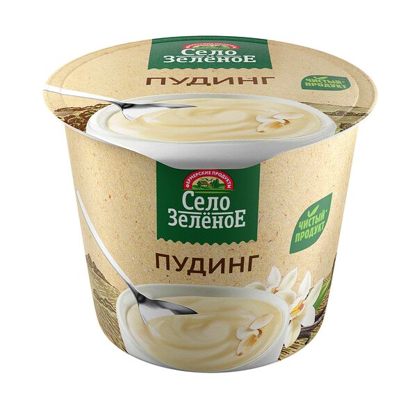 Пудинг молочный Село Зелёное Ванильный 3% 120 г