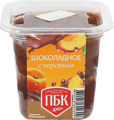 

Пирожное Первая бисквитная компания Шоколадное с персиком 120 г