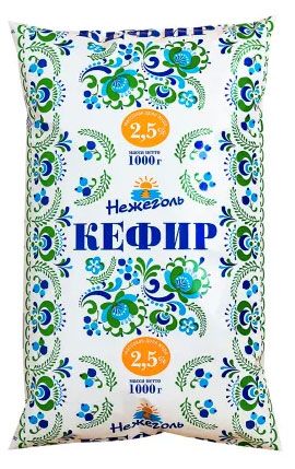 

Кефир Нежеголь 2.5% 1000 г