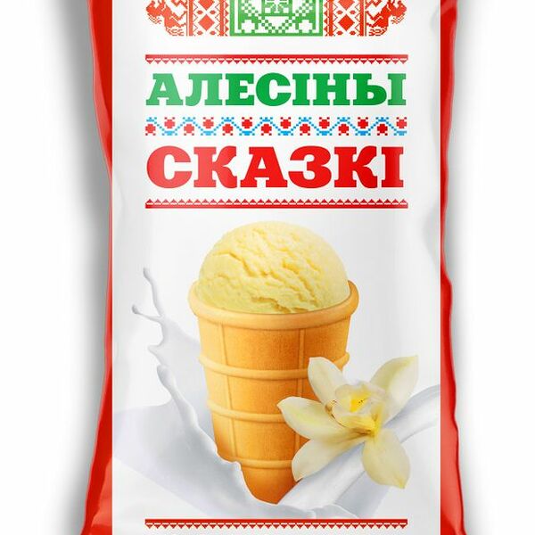 Пломбир Алесины сказки с ароматом ванили 15% 80 г