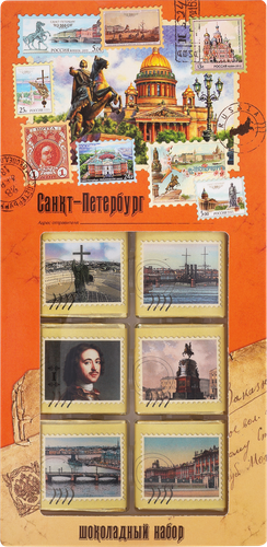 

Набор шоколадный Сладарт Ночной Санкт-Петербург 50 г