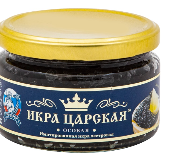 Икра имитированная Европром Царская Особая осетровая 220 г