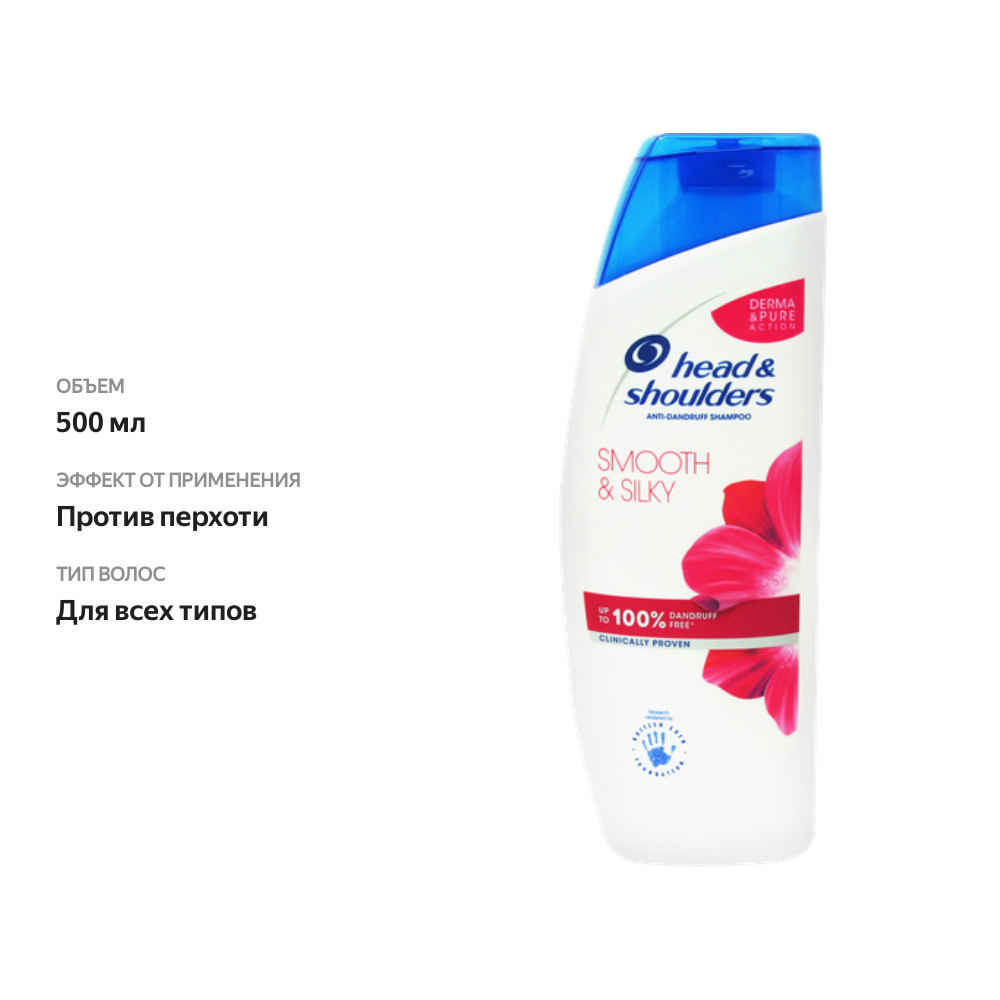 

Шампунь для волос Head&Shoulders Smooth&silky против перхоти