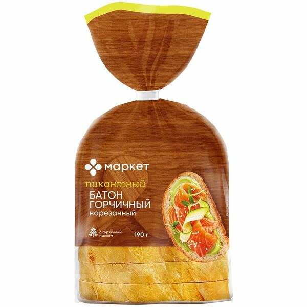 Батон Горчичный нарезанный Маркет