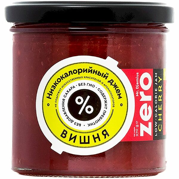 Джем Mr.Djemius Zero вишня низкокалорийный 270 г