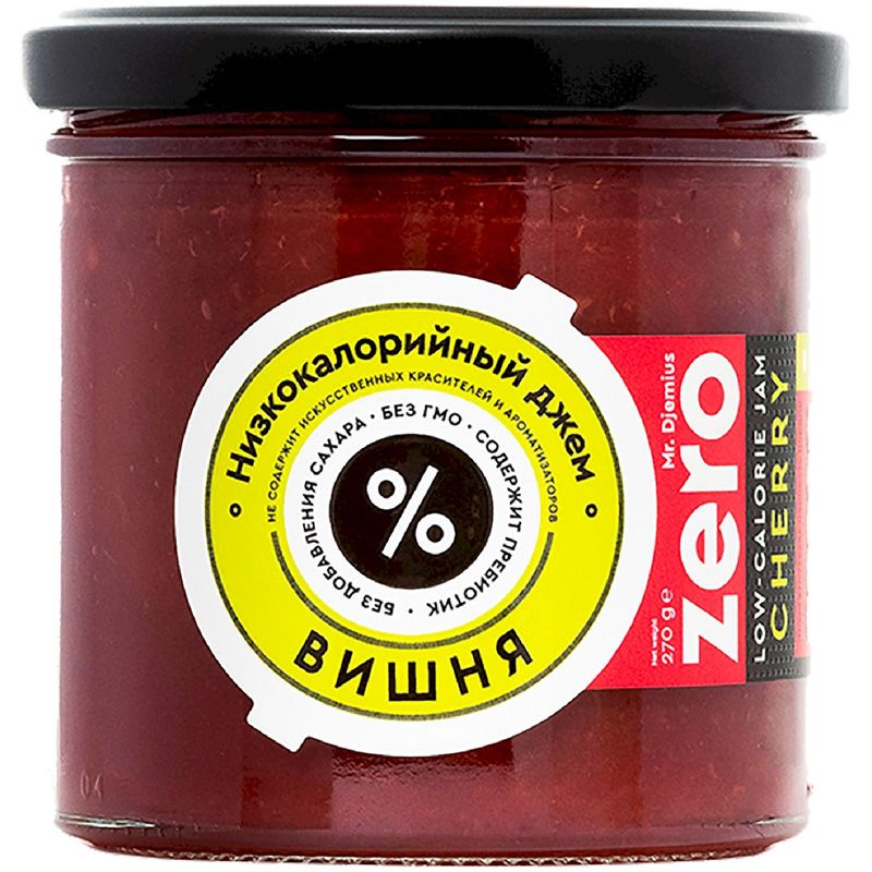 

Джем Mr.Djemius Zero вишня низкокалорийный 270 г