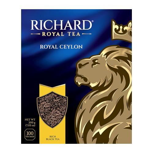 

Чай черный Richard Royal Ceylon 100 пакетиков 200 г
