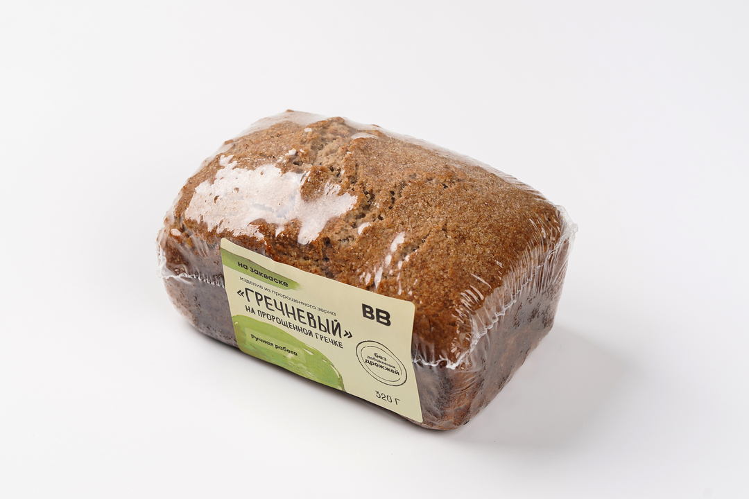 

Хлеб Вкусвилл Гречневый на пророщенной гречке 250 г