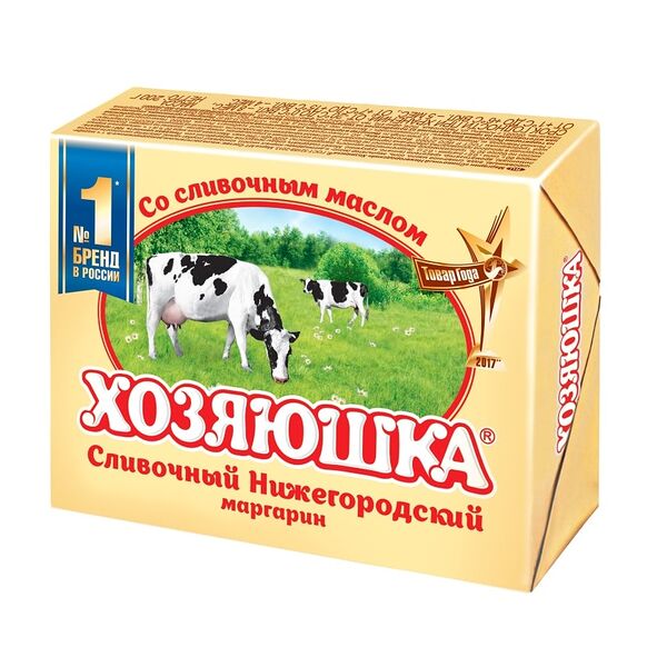 Маргарин Хозяюшка Сливочный 60% 200 г