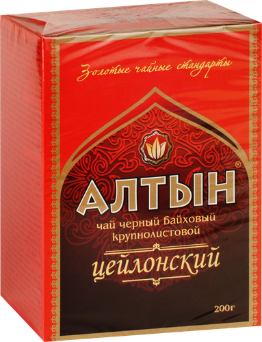 

Чай Черный Алтын цейлонский крупнолистовой