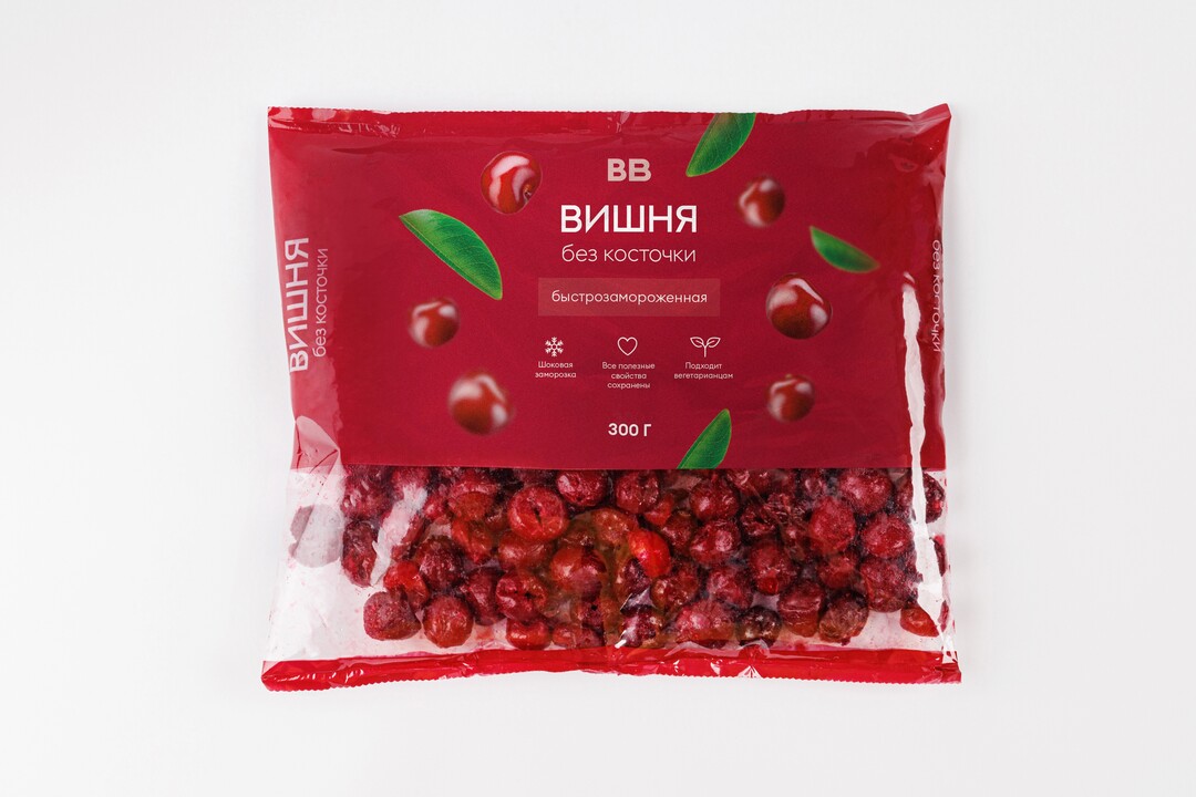

Вишня без косточки ВкусВилл свежезамороженная 300 г