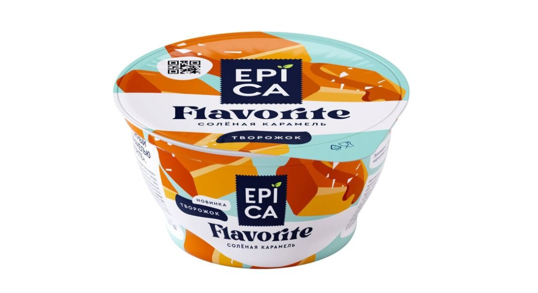 

Десерт творожный Epica Flavorite Солёная карамель 7.6% 130 г