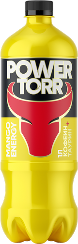 

Напиток POWER TORR Ultra Манго, тонизирующий, газированный, 1л