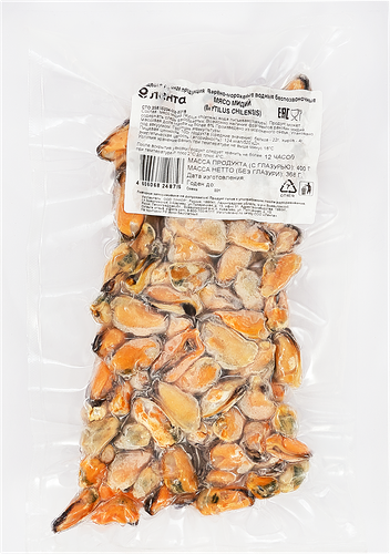 Мидии варено-мороженые ЛЕНТА