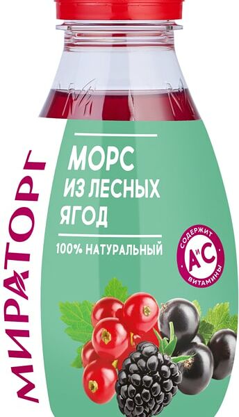 Морс Мираторг из лесных ягод 370 мл