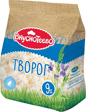 

Творог Вкуснотеево 9% 300 г