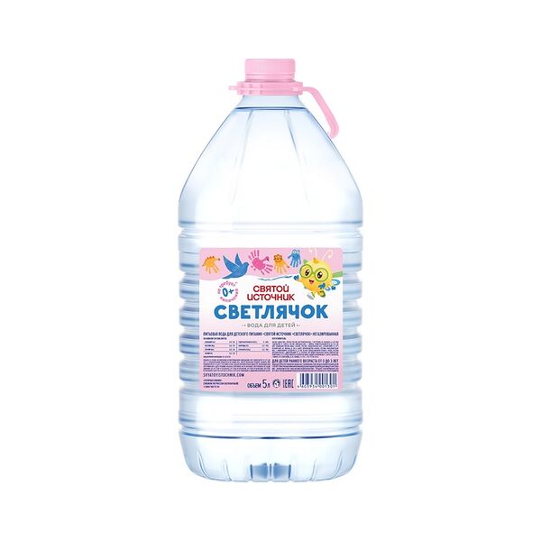 Вода питьевая Светлячок негаз 5л ДП