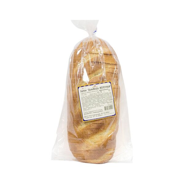 Батон Витебский Молочный в/с уп нар 500г пак ВитебскХП