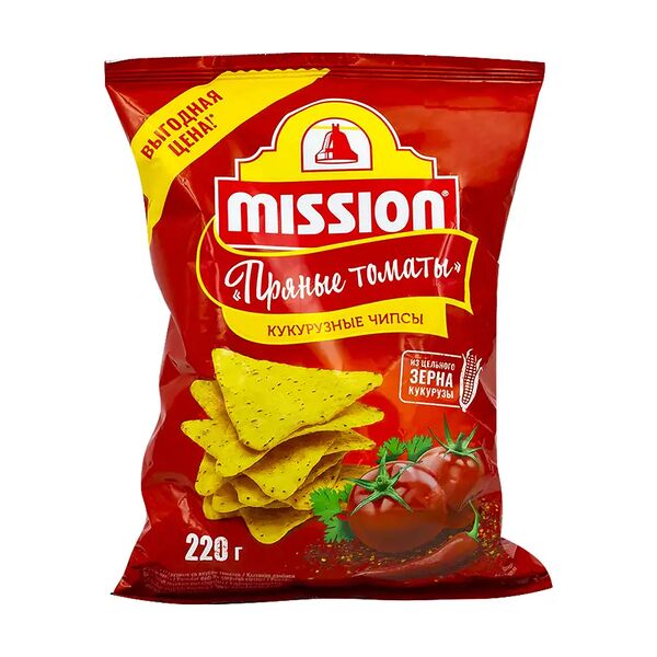 Чипсы кукурузные, Mission, 220 г, в ассортименте