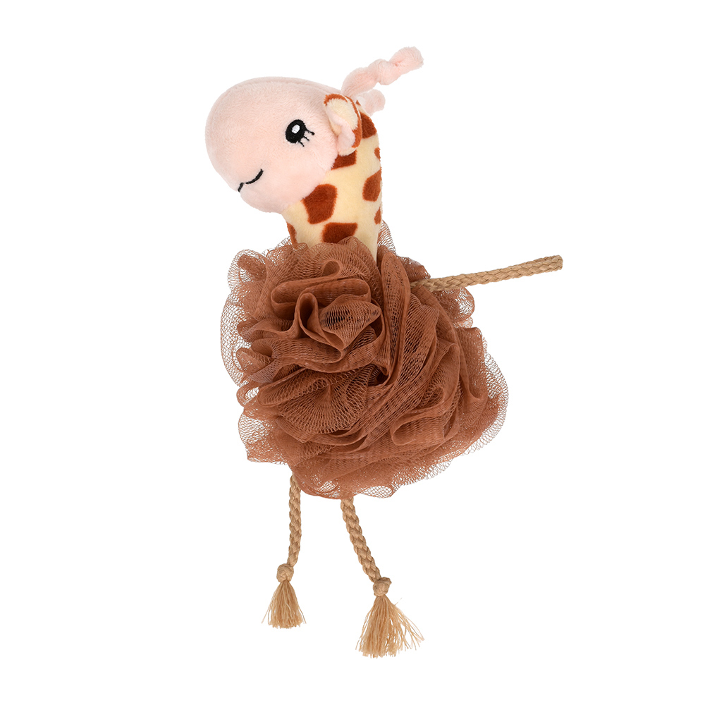 

Мочалка Банные штучки жирафик 17х12 см