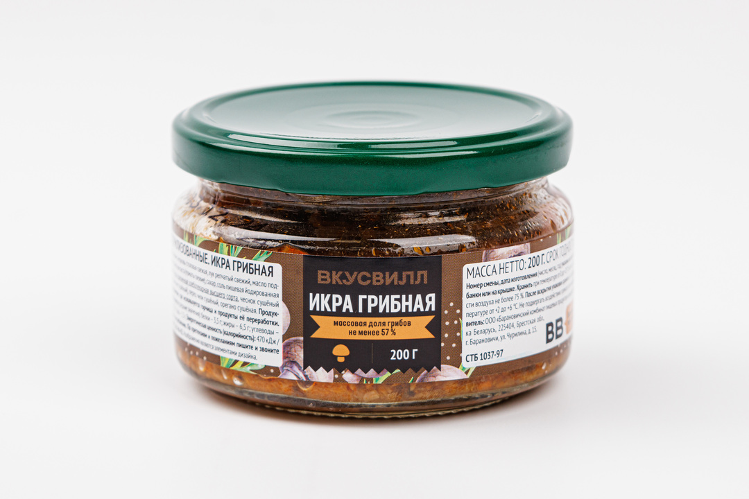 

Икра ВкусВилл грибная 200 г
