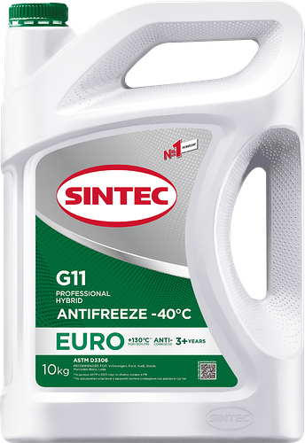 Антифриз Sintec Euro G11 green -40 1 л