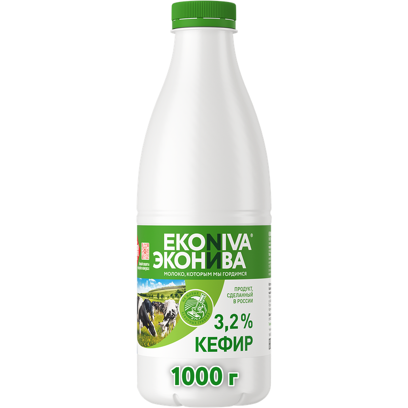 

Кефир ЭкоНива 3.2% 1 кг
