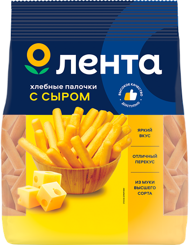 Палочки Лента хлебные с сыром 200 г
