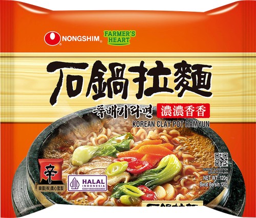 

Лапша Nongshim Clay Pot со вкусом говядины быстрого приготовления, 120 г