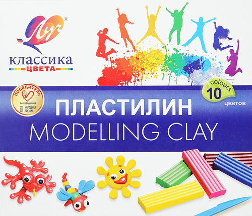 

Пластилин Луч Классика 10 цветов