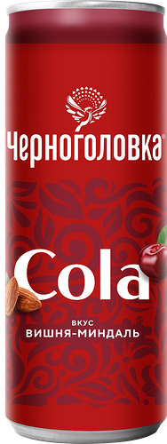Напиток безалкогольный Черноголовка Кола Вишня Миндаль 330 мл 