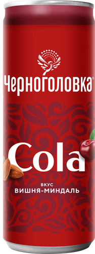 

Напиток безалкогольный Черноголовка Кола Вишня Миндаль 330 мл