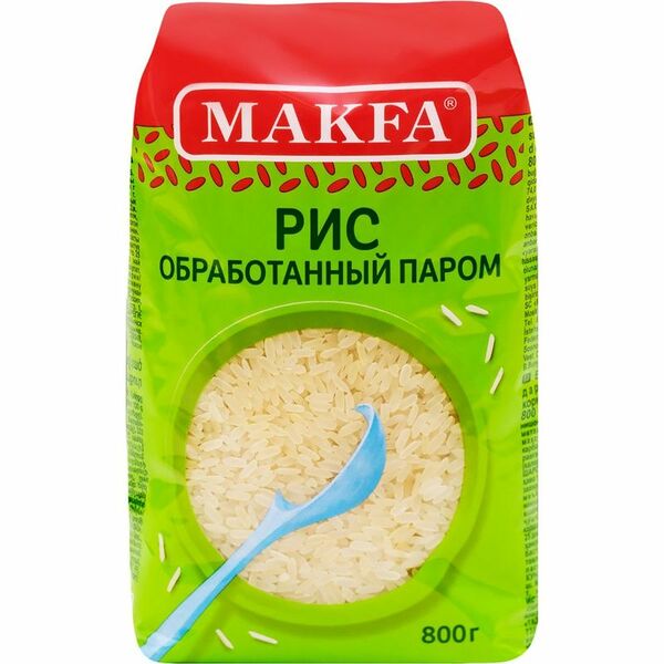 Рис Макфа длиннозерновой пропаренный 800 г