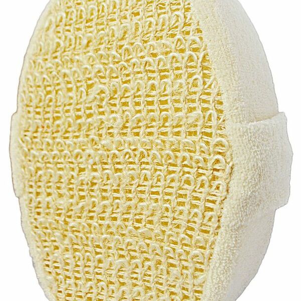 Мочалка Beauty Format натуральная брус овальный, 1 шт, 10х3х18.5 см