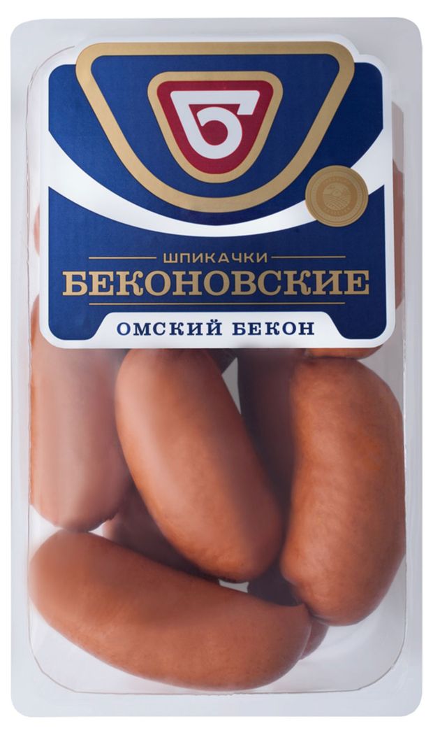 

Шпикачки Омский Бекон из мяса птиц