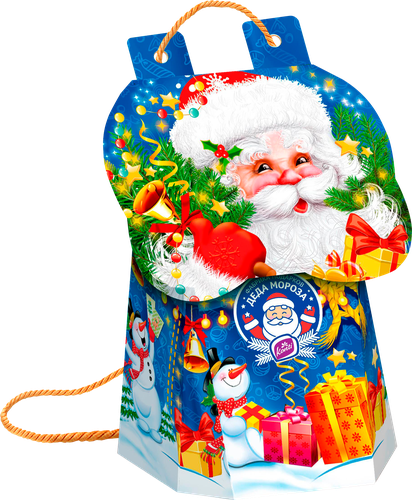 

Набор кондитерских изделий Konti Новогодний Подарок Рюкзачок-Дед Мороз 500 г