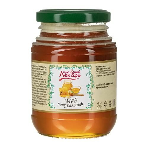 Мёд цветочный Природный лекарь луговой 500 г